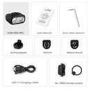 Magicshine Hori 1300 Pro ANT+ bike light mounted on bicycle handlebar