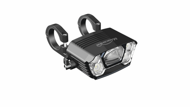Magicshine Monteer 12000 mountain bike light mounted on bike handlebars