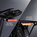 Magicshine Magnetic Mount securely attached to SEEMEE 50 PRO tail light on bike seat post