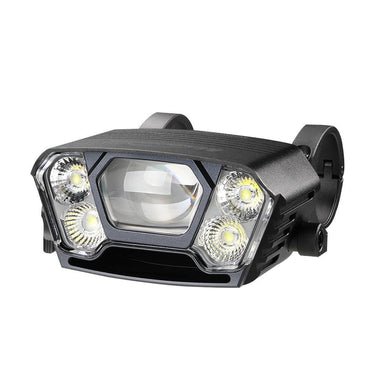 Magicshine Monteer 12000 mountain bike light mounted on bike handlebars