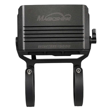 Magicshine Monteer 12000 mountain bike light on bike handlebars outdoors