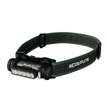 ScoutLite CRESTA 1800 running headlamp for trail running and outdoor activities
