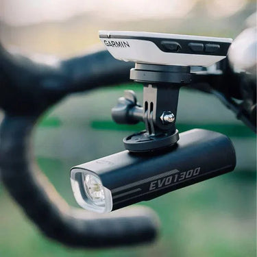 Magicshine EVO 1300 underneath mounted bike light for road cycling