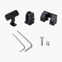 Magicshine EVO 1700 Bracket Set with plastic case, release button, GoPro mount, wrench, and screws for bike light replacement