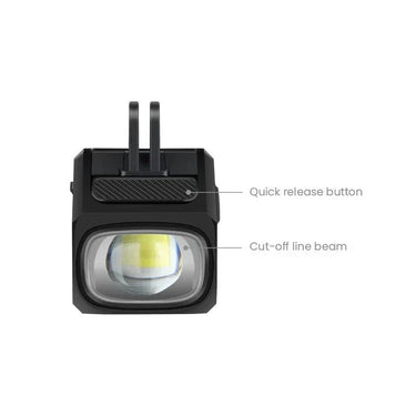 Magicshine EVO 1100 black underneath mounted bike light with beam genius technology