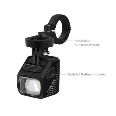 Magicshine EVO 1100 black underneath mounted bike light with beam genius technology