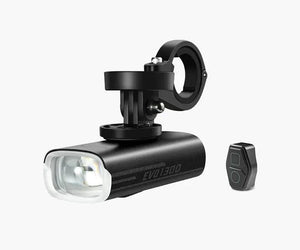 Magicshine EVO 1300 bike light mounted underneath for road cycling