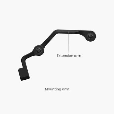 Magicshine GoPro mount with adjustable and detachable arms for Brompton folding bike compatibility