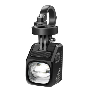 Magicshine EVO 1700 bracket set with plastic case, release button, GoPro mount, torx wrench, and screws for bike light replacement