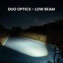 Magicshine Hori 1300 Pro ANT+ bike light mounted on bike handlebars
