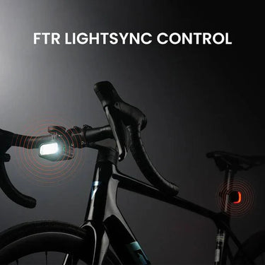 Magicshine Hori 1300 Pro ANT+ bike light on handlebar