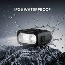 Magicshine Hori 1300 Pro bike light mounted on a bicycle handlebar
