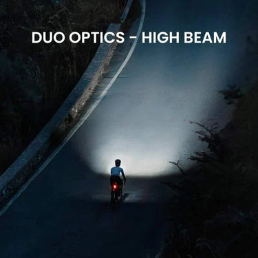 Magicshine Hori 1300 Pro ANT+ bike light mounted on bicycle handlebars
