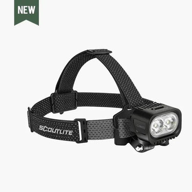 ScoutLite Lumeo multi-functional headlamp emitting 4,000 lumens light