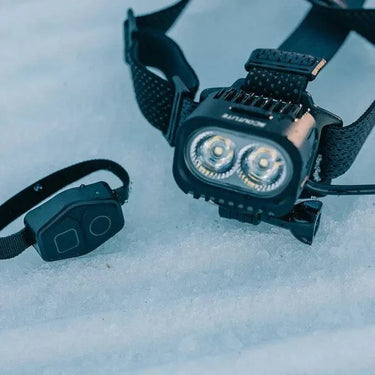 ScoutLite Lumeo multi-functional headlamp emitting 4,000 lumens light