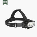 ScoutLite Megle Multi-Functional Headlamp emitting 6,000 lumens with adjustable beam for outdoor activities