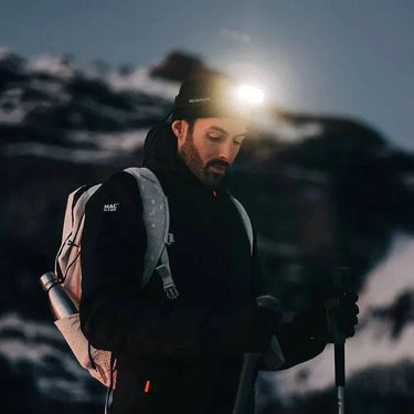ScoutLite Megle Multi-Functional Headlamp with 6000 lumens and 220-meter beam for outdoor activities