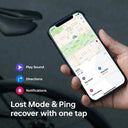 NETFY Saddle Mount Bike Tracker with Apple Find My compatibility and IPX6 waterproof rating