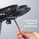 NETFY Saddle Mount Bike Tracker Apple Find My Compatible Bluetooth GPS with 6-Month Battery Life and IPX6 Waterproof