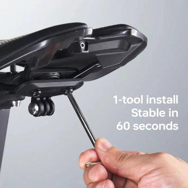 NETFY Saddle Mount Bike Tracker Apple Find My Compatible Bluetooth GPS with 6-Month Battery Life and IPX6 Waterproof
