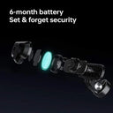 NETFY Saddle Mount Bike Tracker with Apple Find My compatibility, Bluetooth GPS, 6-month battery, and IPX6 waterproof