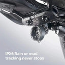NETFY saddle mount bike tracker compatible with Apple Find My, waterproof and long battery life