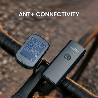 Magicshine Ray 3000 high-output endurance bike light mounted on bike handlebars