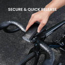 Magicshine Ray 3000 high-output endurance bike light mounted on bicycle handlebars