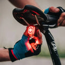 Magicshine SEEMEE 200 V3.0 bike taillight illuminated on bicycle seat post