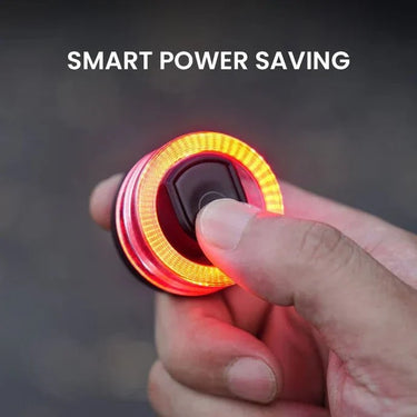Magicshine Vivee 50 Halo Smart Taillight illuminating bike rear for safety