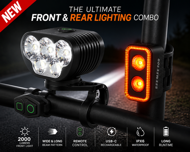 Magicshine MTB Combo with Monteer 8000S V2.0 and Seemee 300 bike lights