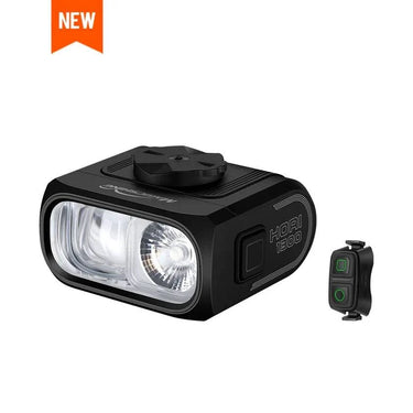 Magicshine HORI 1300 dual mounted bike light on handlebars