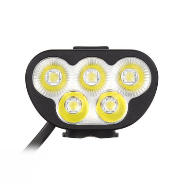 Magicshine Monteer 5000S Storm MTB headlight with five LED lights and black casing