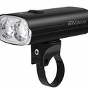 Magicshine RN 3000 front bike headlight mounted on black handlebar bracket