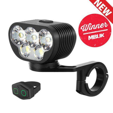 Magicshine Monteer 8000S bike light with remote for epic adventures