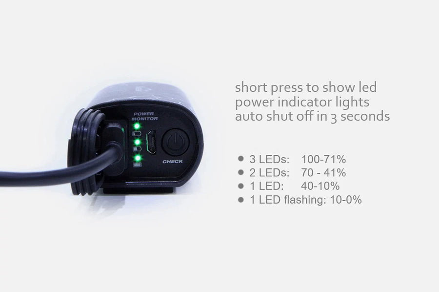 Magicshine MJ-6116C 7.2V 7.0Ah USB Battery Pack - Round Plug