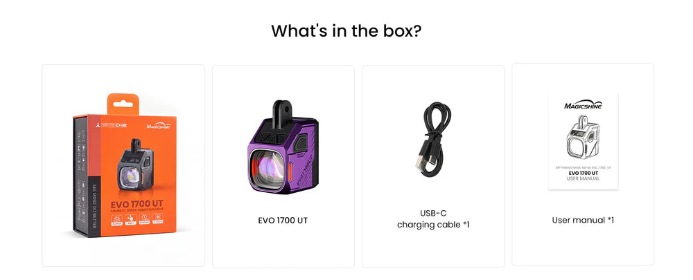 Magicshine EVO 1700 UT - Smart Integrated Bike Light | 1700 Lumens, ANT+, Di2 & FTR LightSync