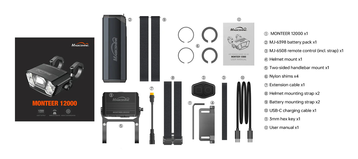 Éclairage VTT Magicshine Monteer 12 000