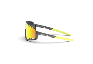 Magicshine Sprinter Professional Cycling Sunglasses with REVO Coating Mirror Black & Yellow Pre-Order